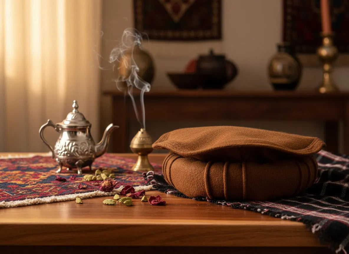 Tajven Afghan Pakol - Brown